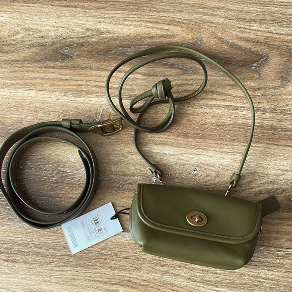 Coach Originals 1941 Turnlock Flare Belt Bag in Washed Utility NWT - Picture 1 of 16
